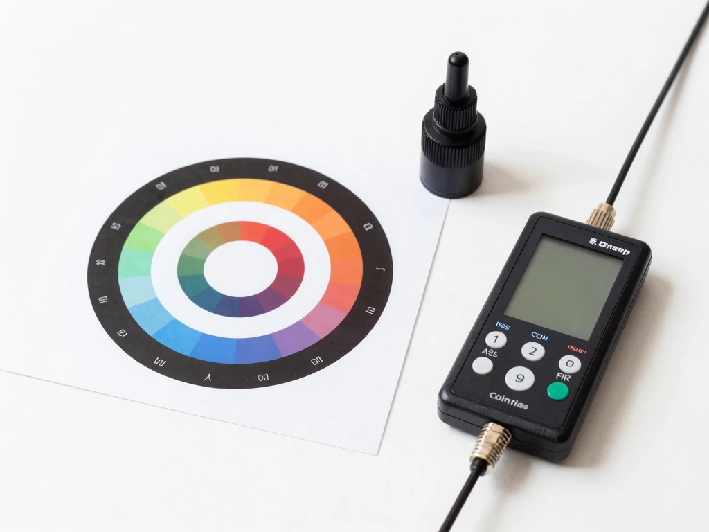 Color calibration target and professional colour management tools